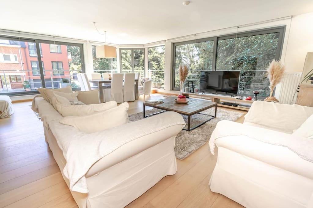 Appartement Tres Lumineux De 120M2 Brussels Luaran gambar